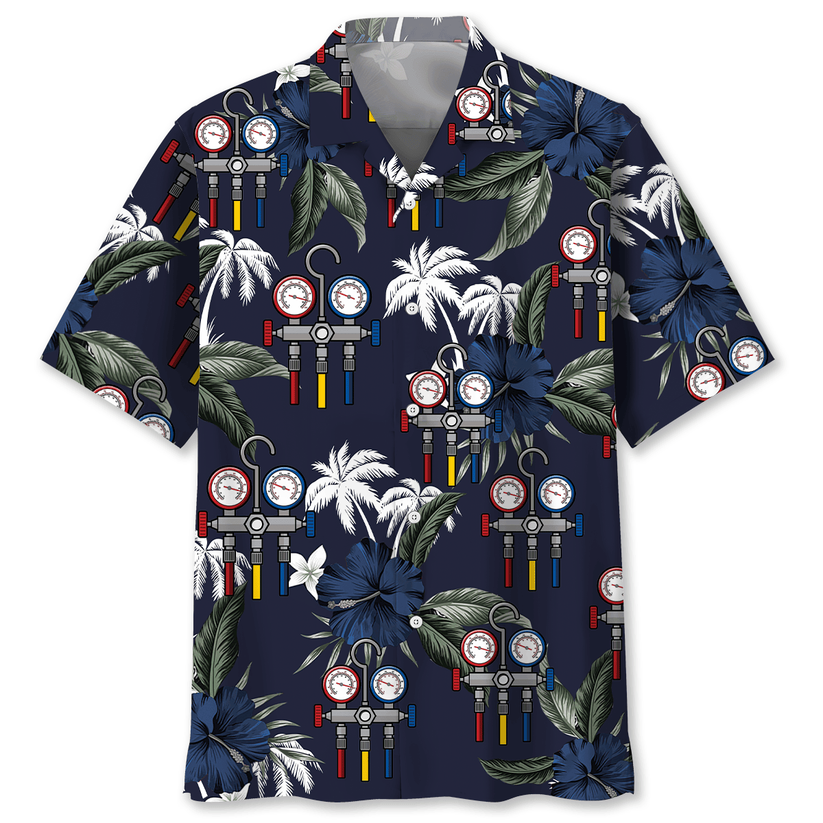 Awesome HVAC Tech Hawaiian Shirt