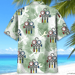 Awesome HVAC Techician Tropical Hawaiian Shirt