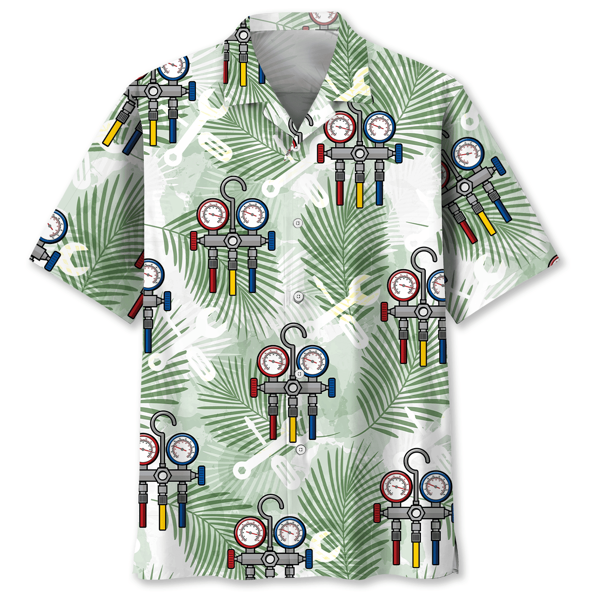 Awesome HVAC Techician Tropical Hawaiian Shirt