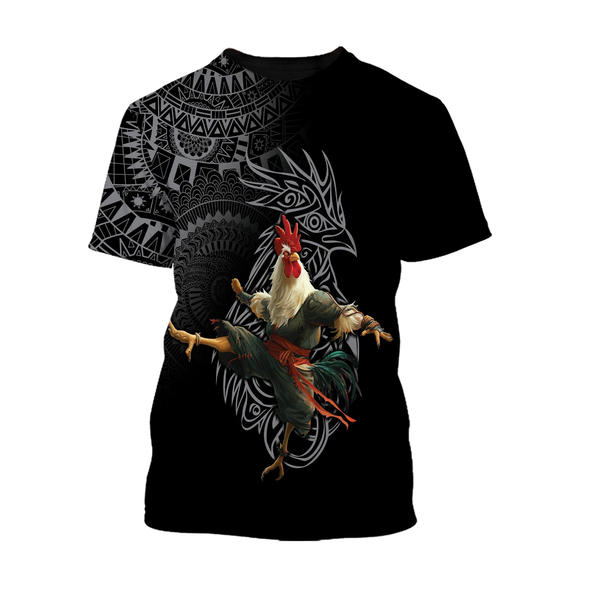 VIking Rooster All Over Print Shirt