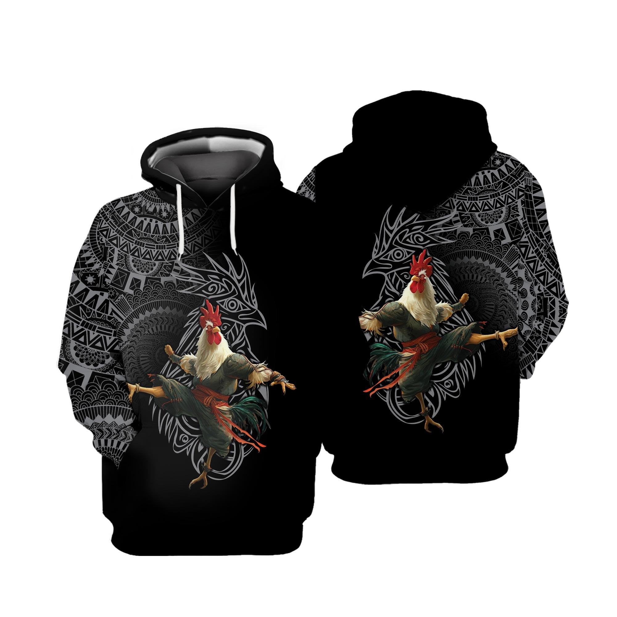 VIking Rooster All Over Print Shirt