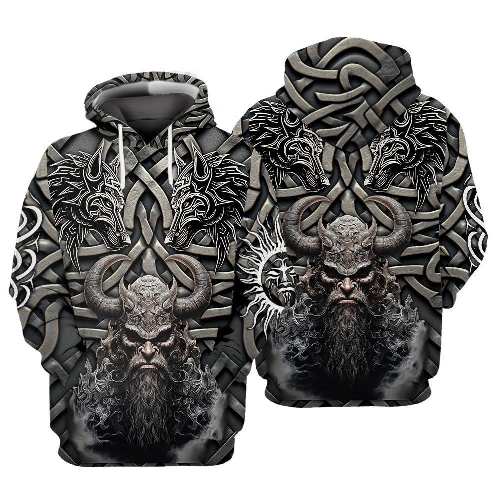 Odin Viking Hoodie All Over Print