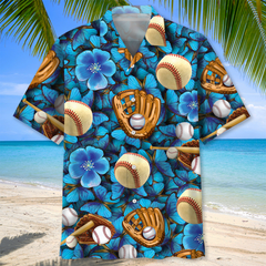 Baseball Gloves Hawaiian Shirt