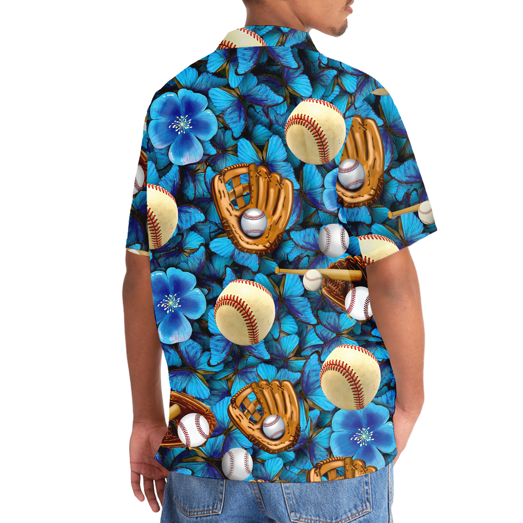 Baseball Gloves Hawaiian Shirt