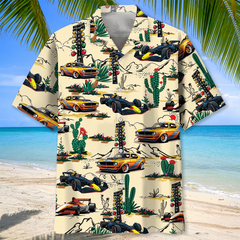 Desert Drag Racing Motorsport Hawaiian Shirt